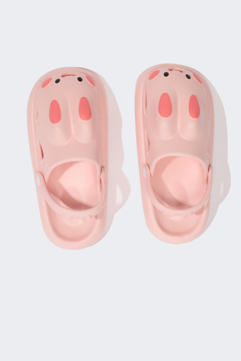 Kadın Pembe Kadın Düz Taban Eva Sandalet