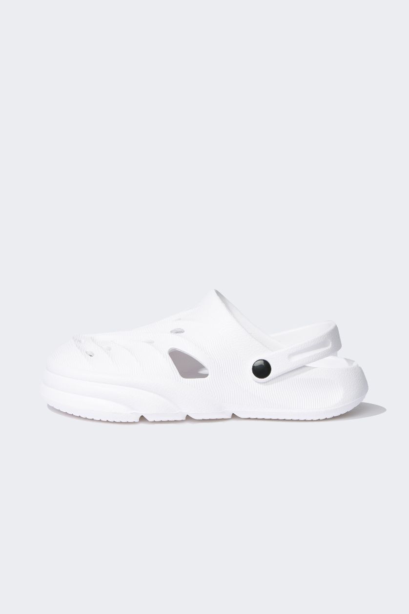 WOMAN White Woman Flat Sole Eva Sandals