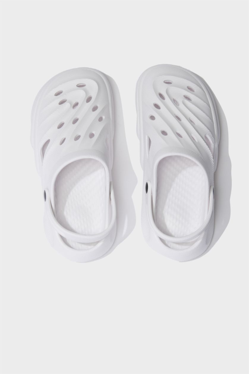 WOMAN White Woman Flat Sole Eva Sandals