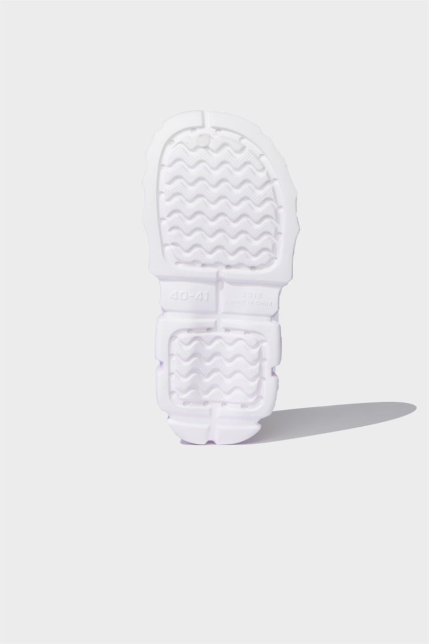 Kadın Beyaz Kadın Düz Taban Eva Sandalet