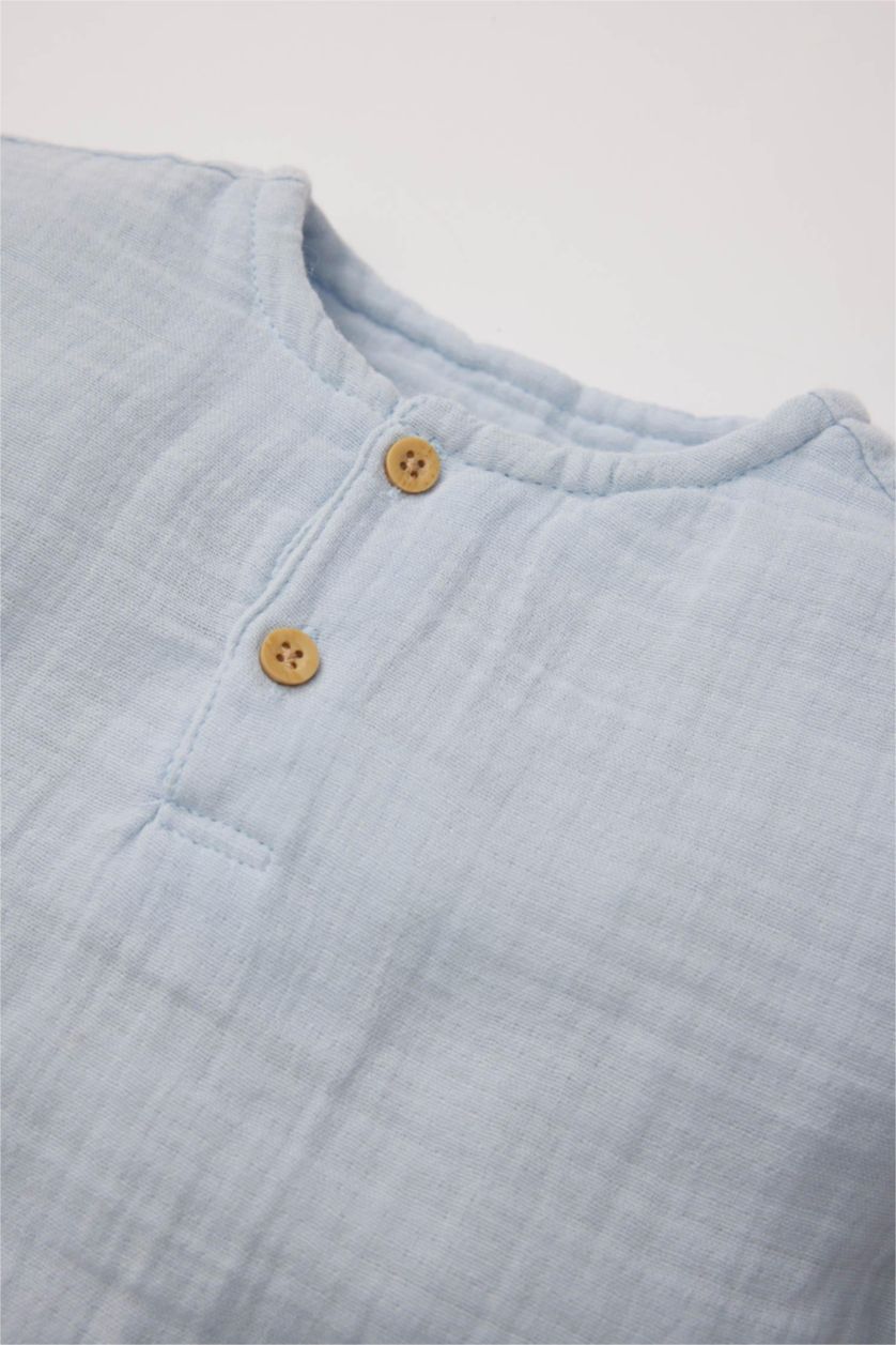 BÉBÉ GARÇON BLEU Clair Ensemble de Top à manches longues et pantalon pour bébé garçon