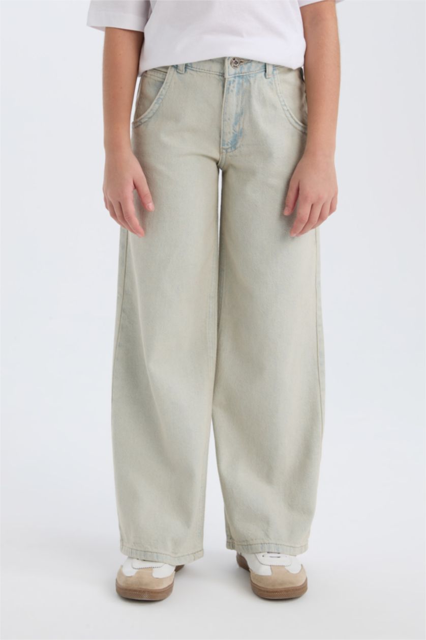 GIRLS & TEENS Light Blue Girl Wide Leg Jeans