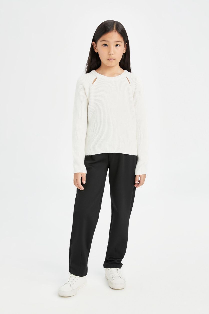 Girls & Teens Black Girl Black Carrot Fit Elastic Waist Sweatpants