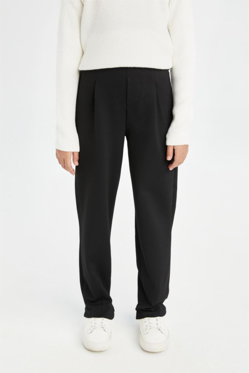 Girls & Teens Black Girl Black Carrot Fit Elastic Waist Sweatpants