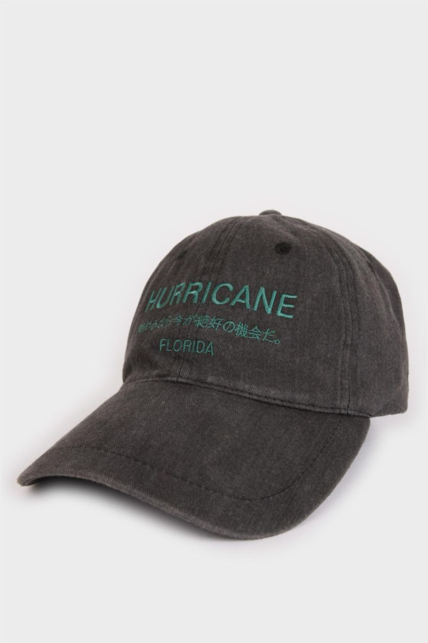 رجال رمادي قبعة بيسبول منسوج باتكيت