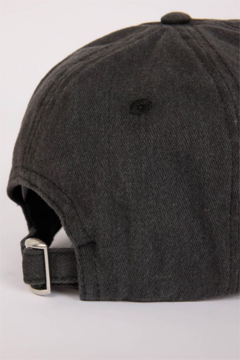 رجال رمادي قبعة بيسبول منسوج باتكيت