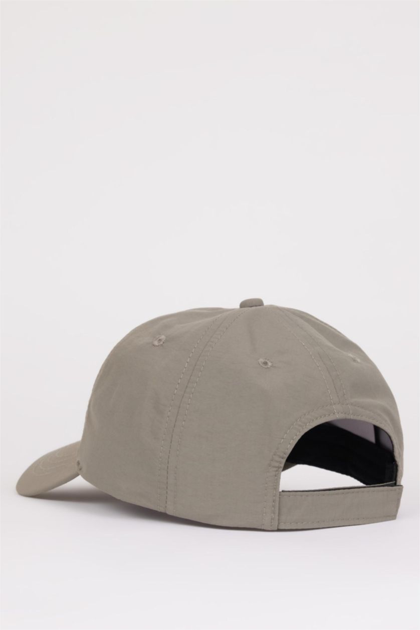 رجال رمادي قبعة كاسكيت بإتكيت مطبوعة للرجال