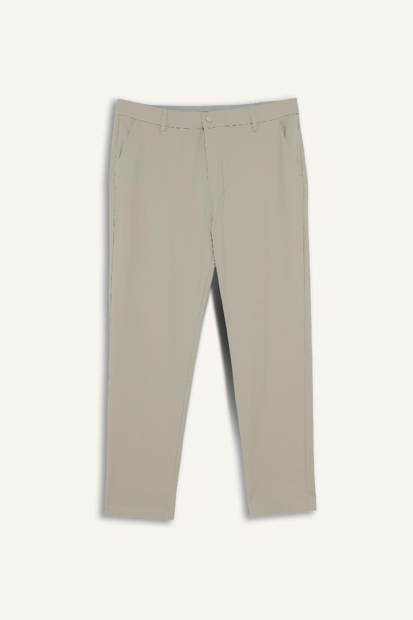 HOMME Beige Clair Pantalon slim fit à jambes droites de DeFactoFit