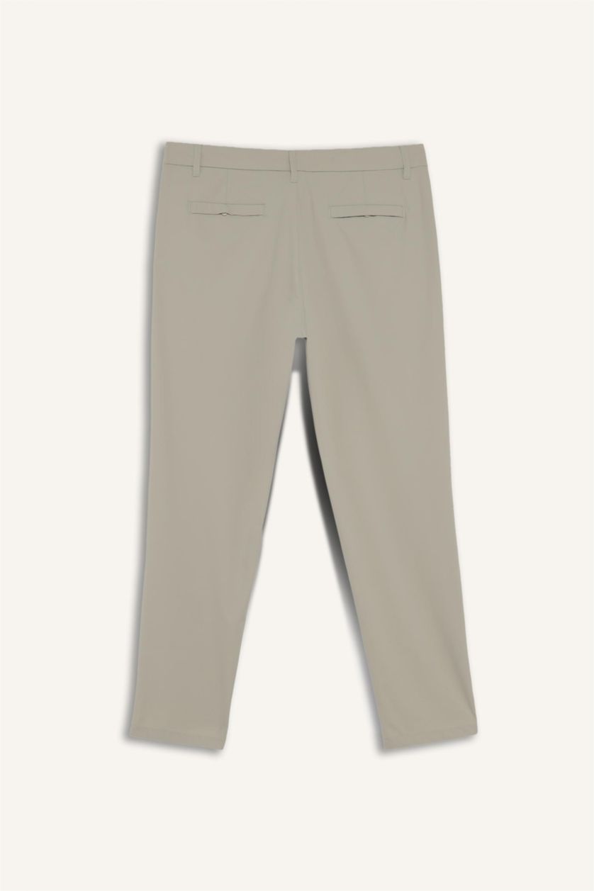 HOMME Beige Clair Pantalon slim fit à jambes droites de DeFactoFit