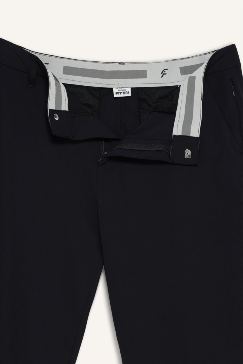 رجالي أسود بنطلون جوجر رياضي منسوج سليم فيت من DeFactoFit