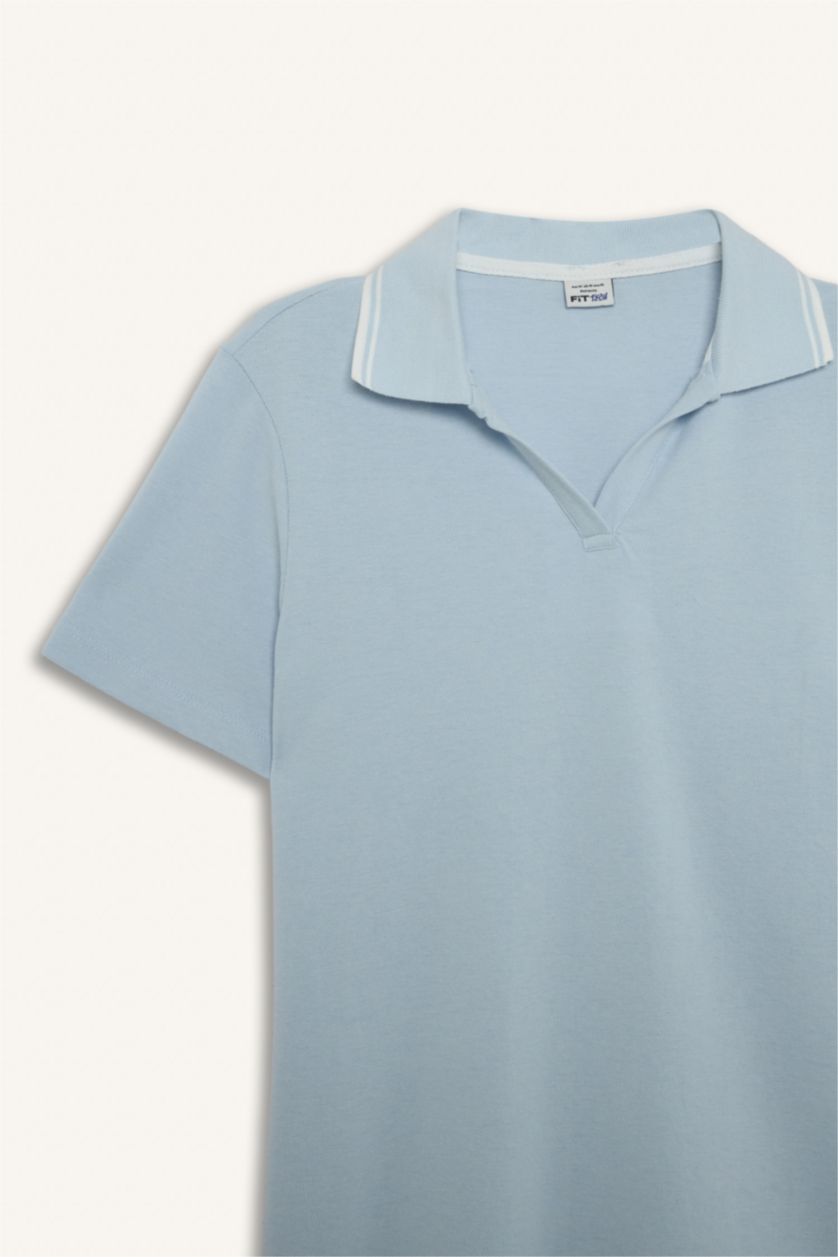 Kadın Açık Mavi Pike Elbise