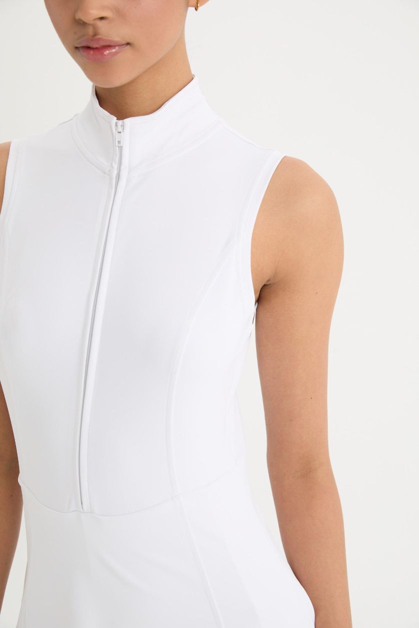 نساء أبيض فستان قصة عادية من DeFactoFit