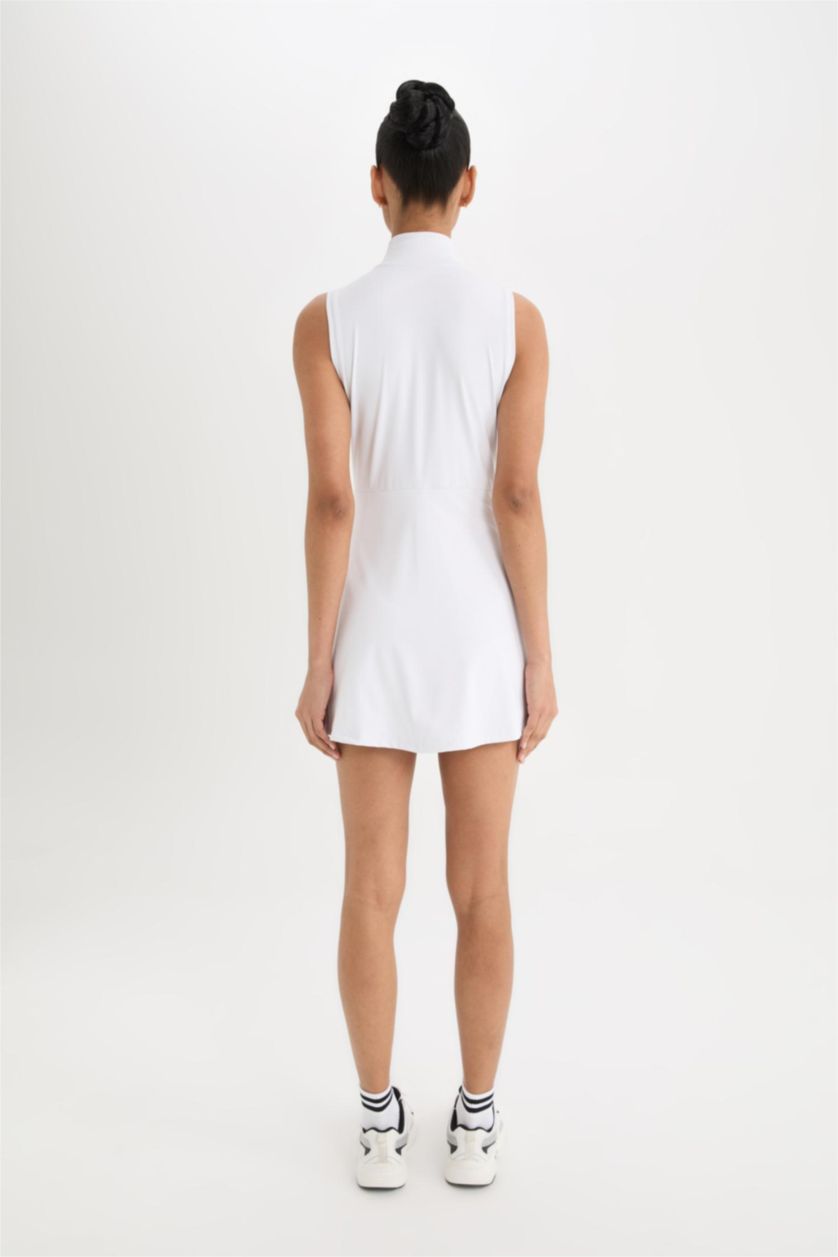 نساء أبيض فستان قصة عادية من DeFactoFit