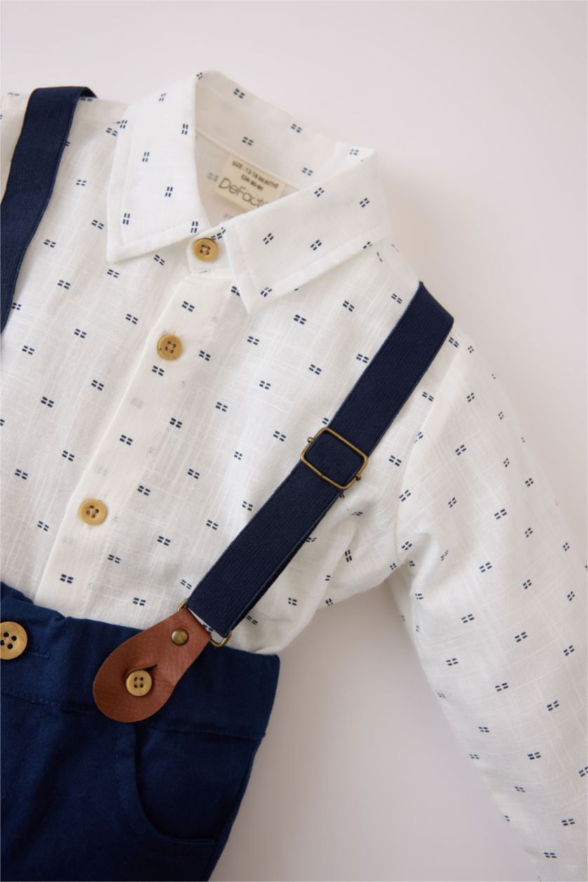 BABY BOY NAVY Baby Boy Patterned 2 Piece Set