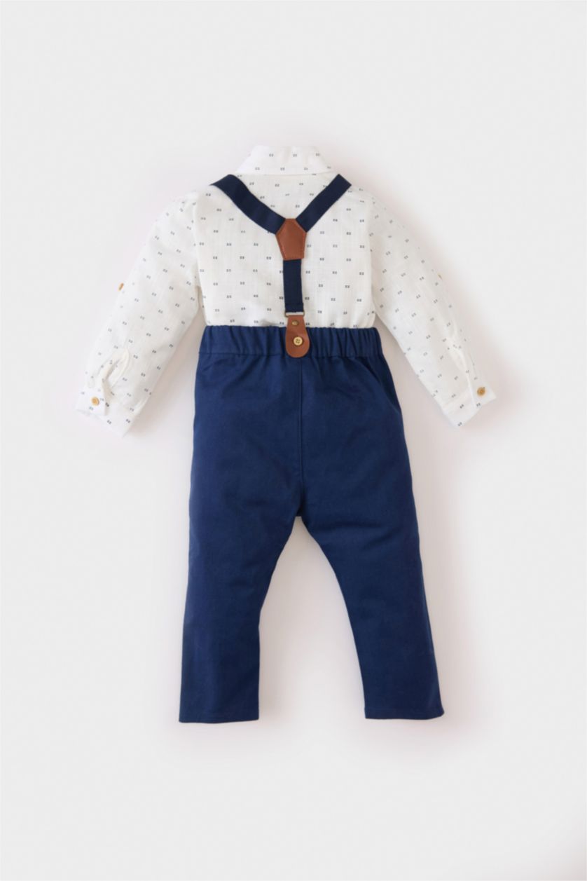 BABY BOY NAVY Baby Boy Patterned 2 Piece Set