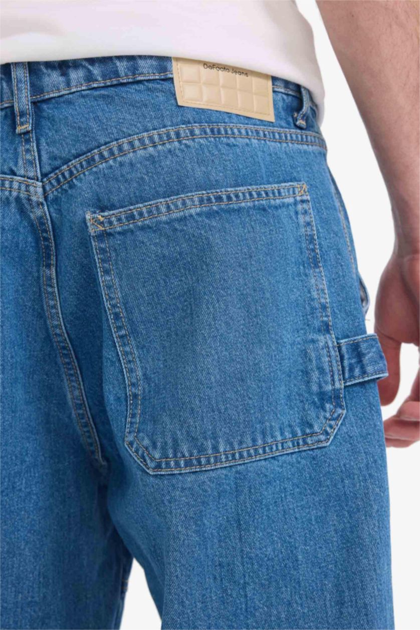 MAN Blue Relax Fit Straight Leg Jeans