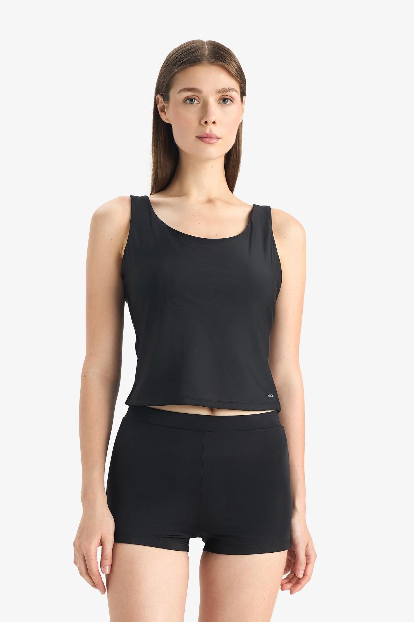 Woman Black DeFactoFit Bikini Top