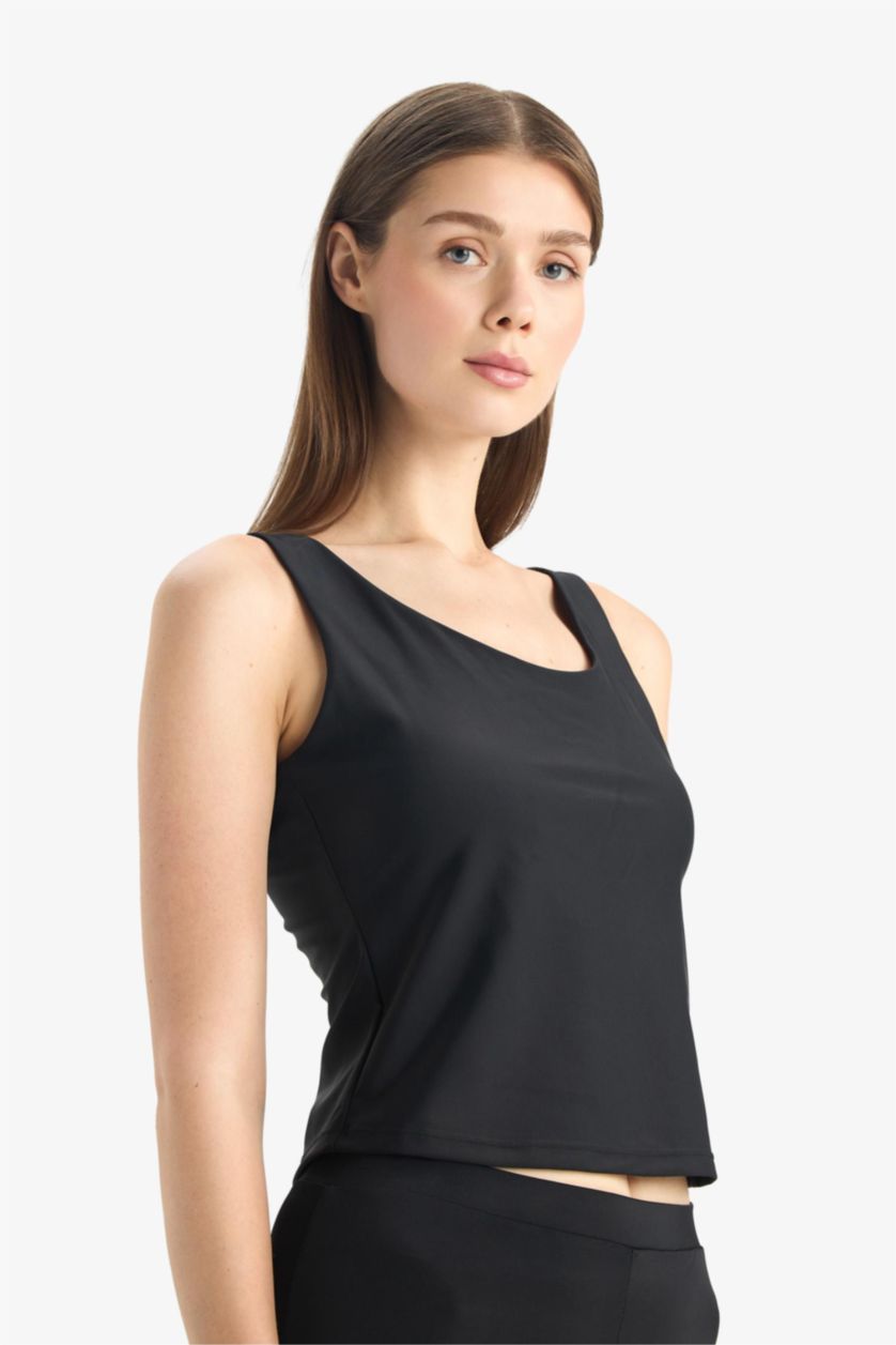 Woman Black DeFactoFit Bikini Top