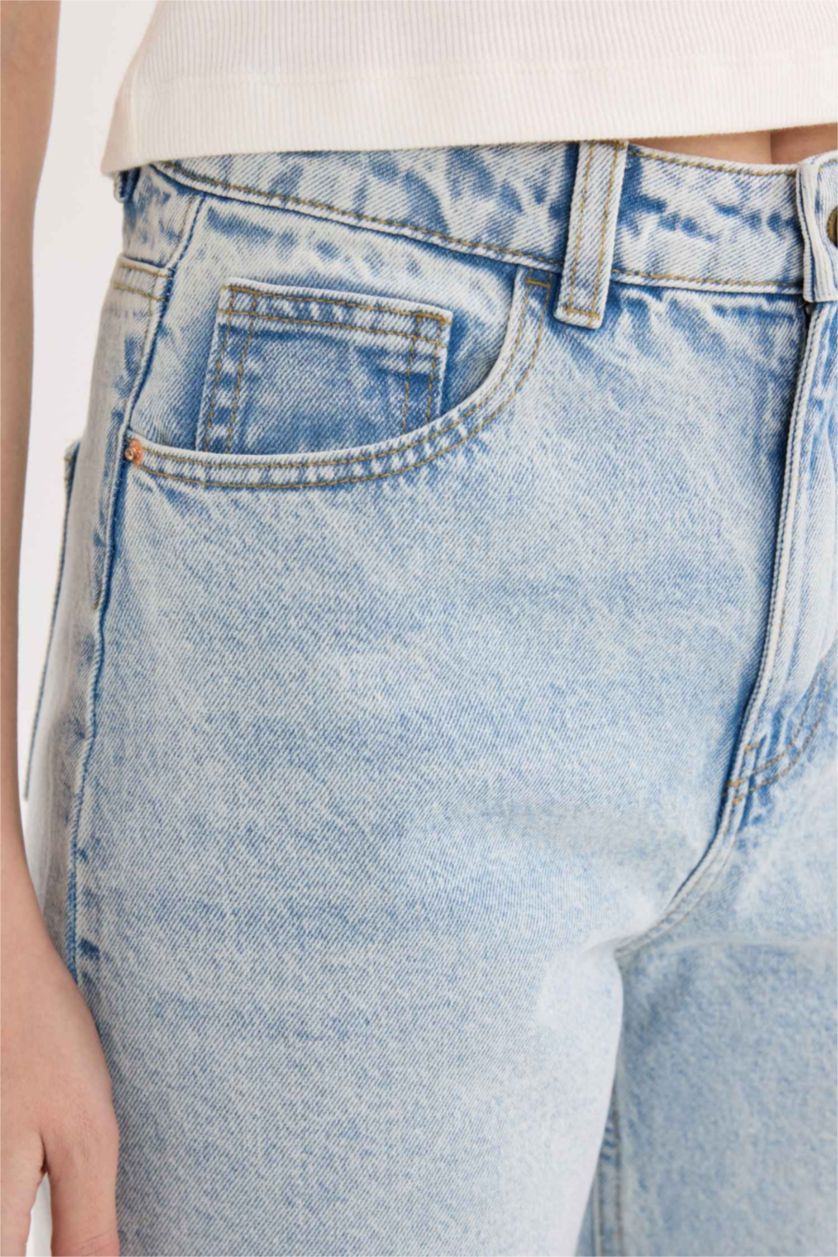 WOMAN Light Blue Denim Trousers