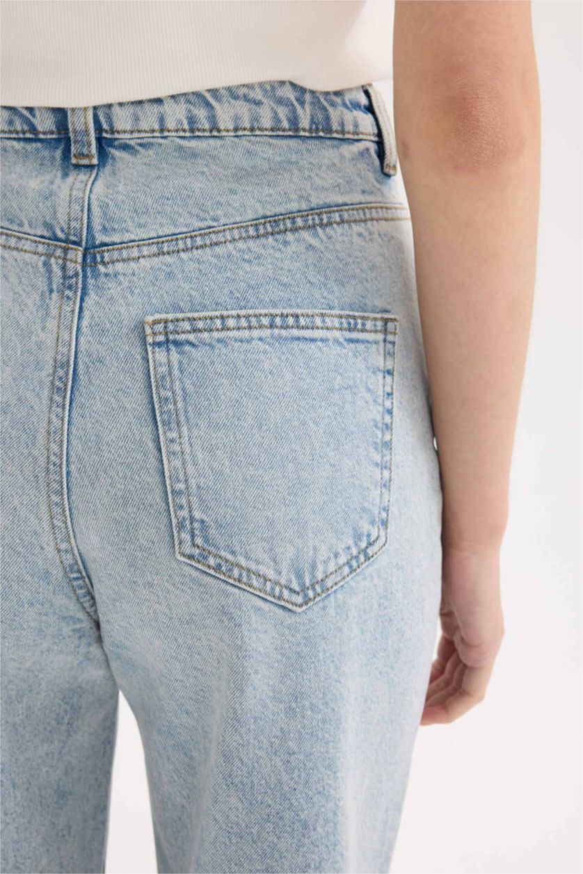 WOMAN Light Blue Denim Trousers