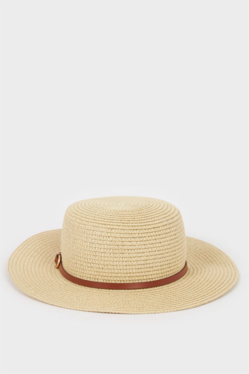 Kadın Kum Kadın Hasır Şapka