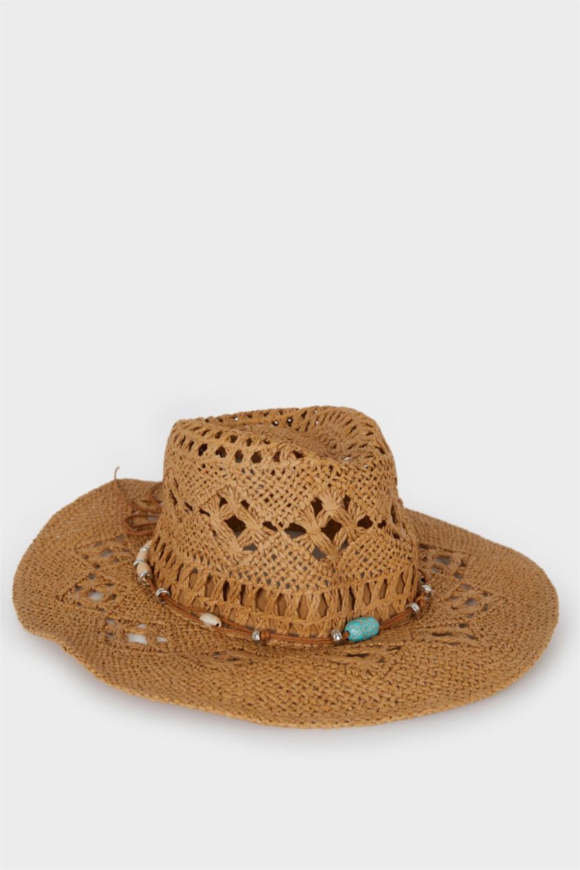 نساء بني فاتح قبعة قش نسائي