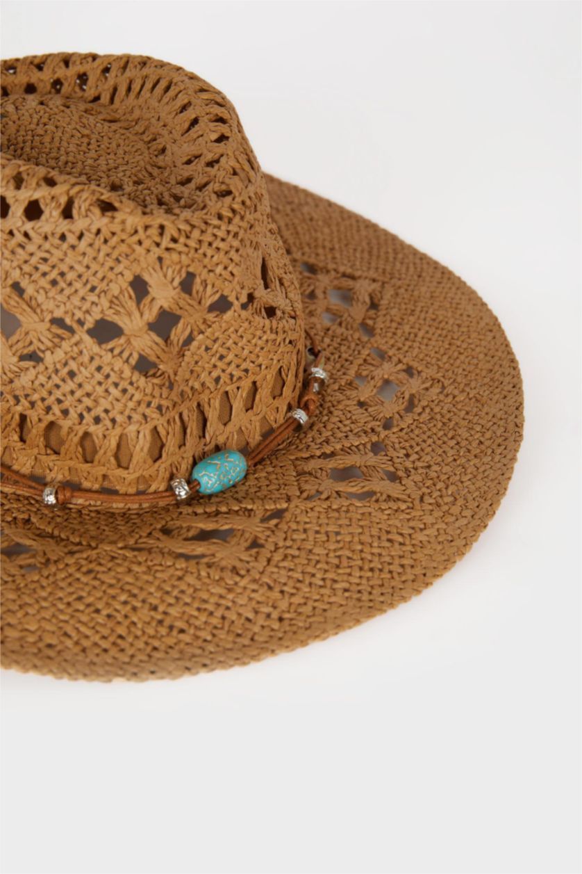 نساء بني فاتح قبعة قش نسائي