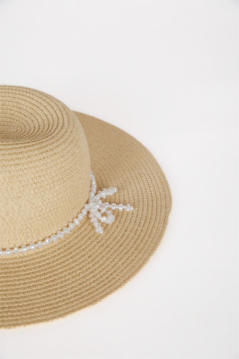 Kadın Kum Kadın Hasır Şapka