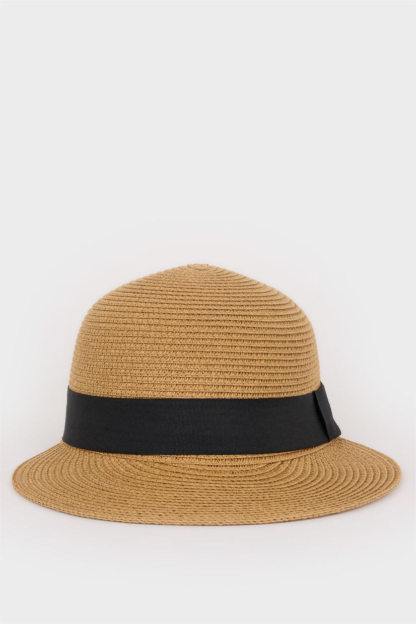 Woman Light Brown Woman Straw Hat
