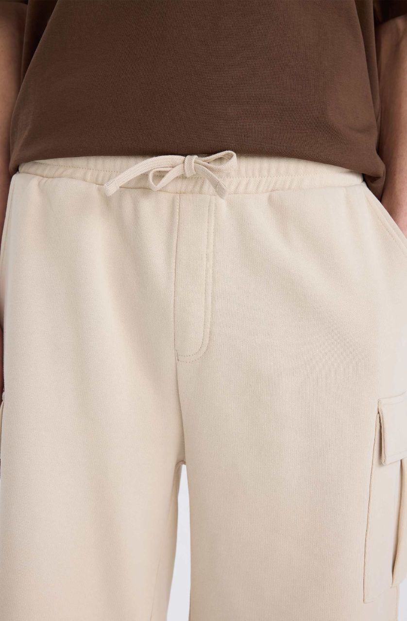 Мужчины Слоновая кость Шорты стандартной посадки