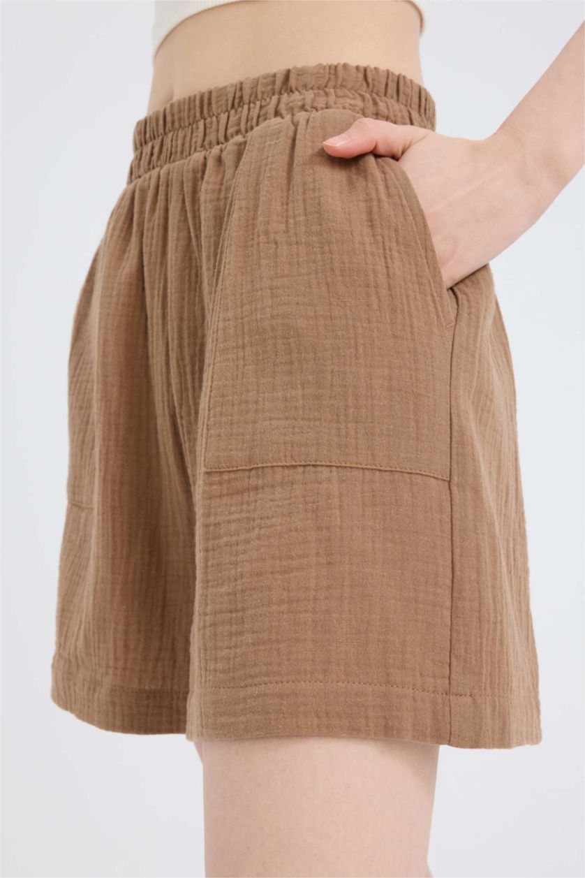 Әйелдерге ашық қоңыр Шолақ шалбар