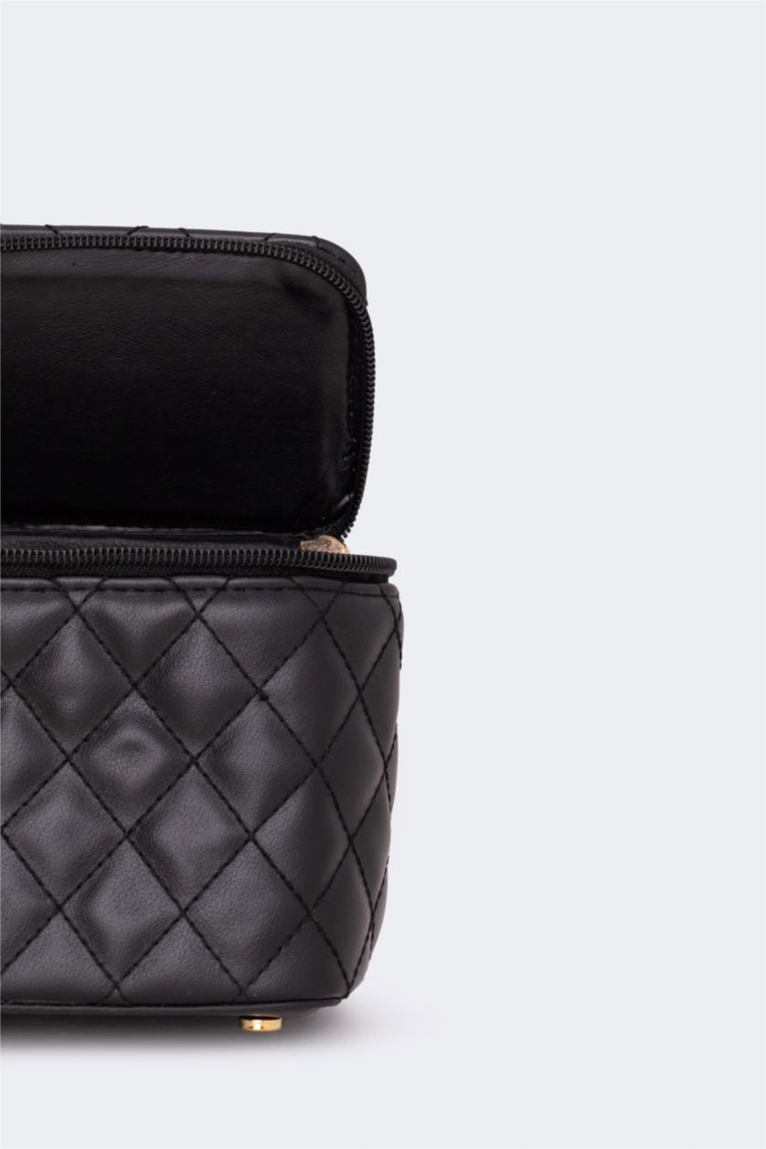 WOMAN Black Woman Faux Leather Shoulder Bag