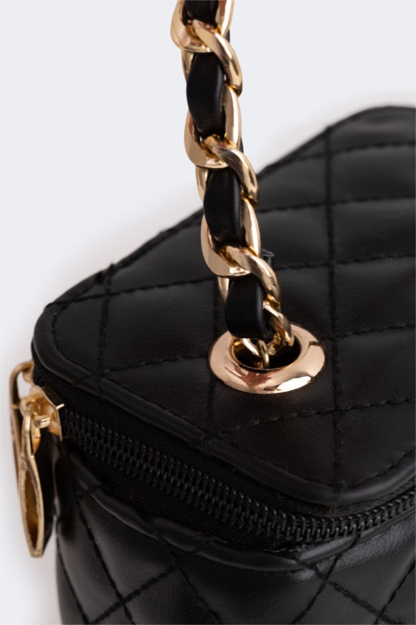 WOMAN Black Woman Faux Leather Shoulder Bag