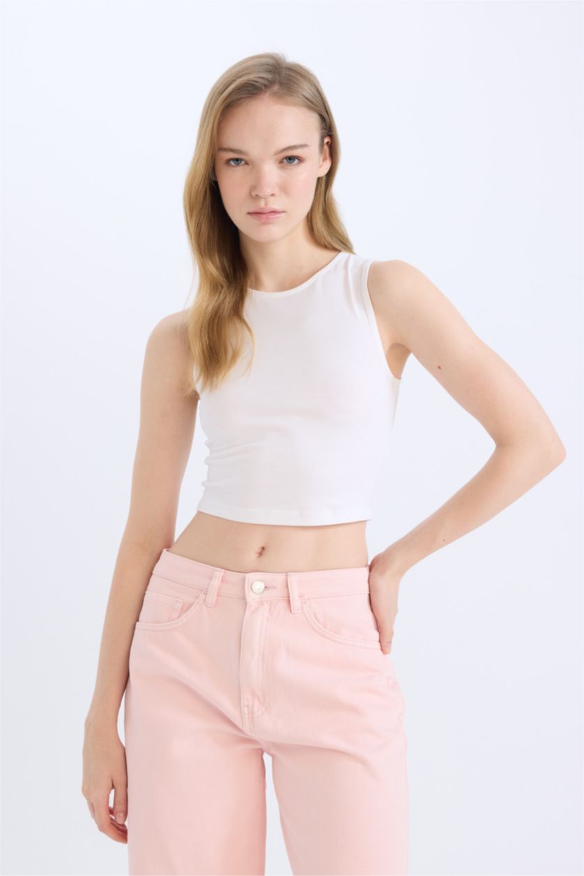 نساء اوف وايت كيمونه سليم فيت مخصر