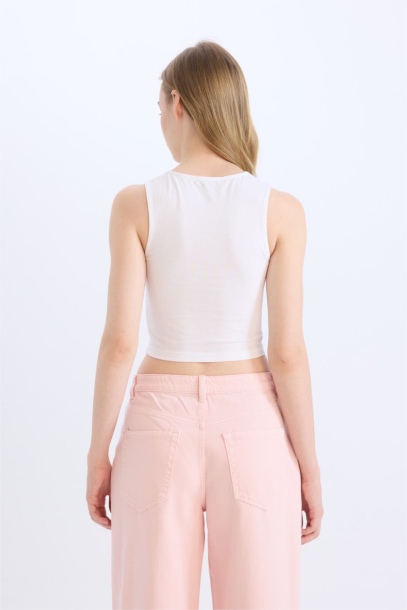 نساء اوف وايت كيمونه سليم فيت مخصر