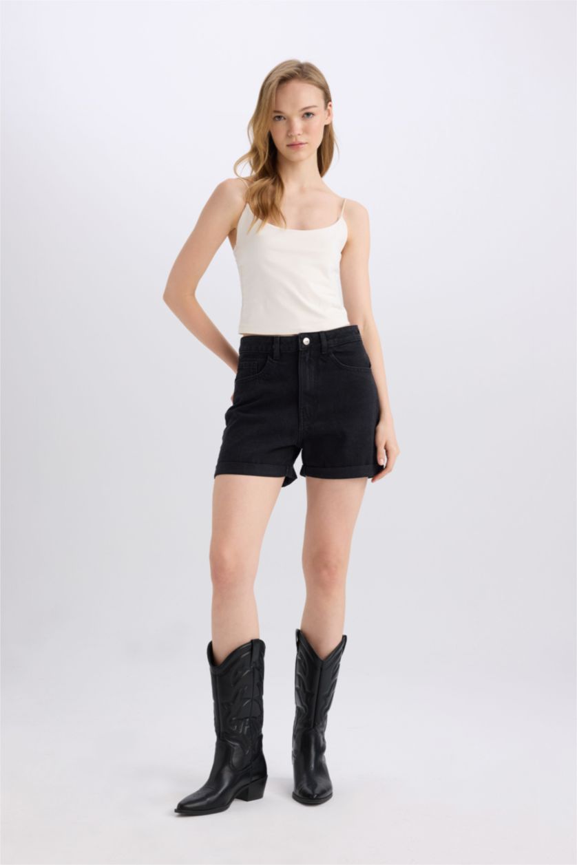 WOMAN White Slim Fit Crew Neck Tank Top