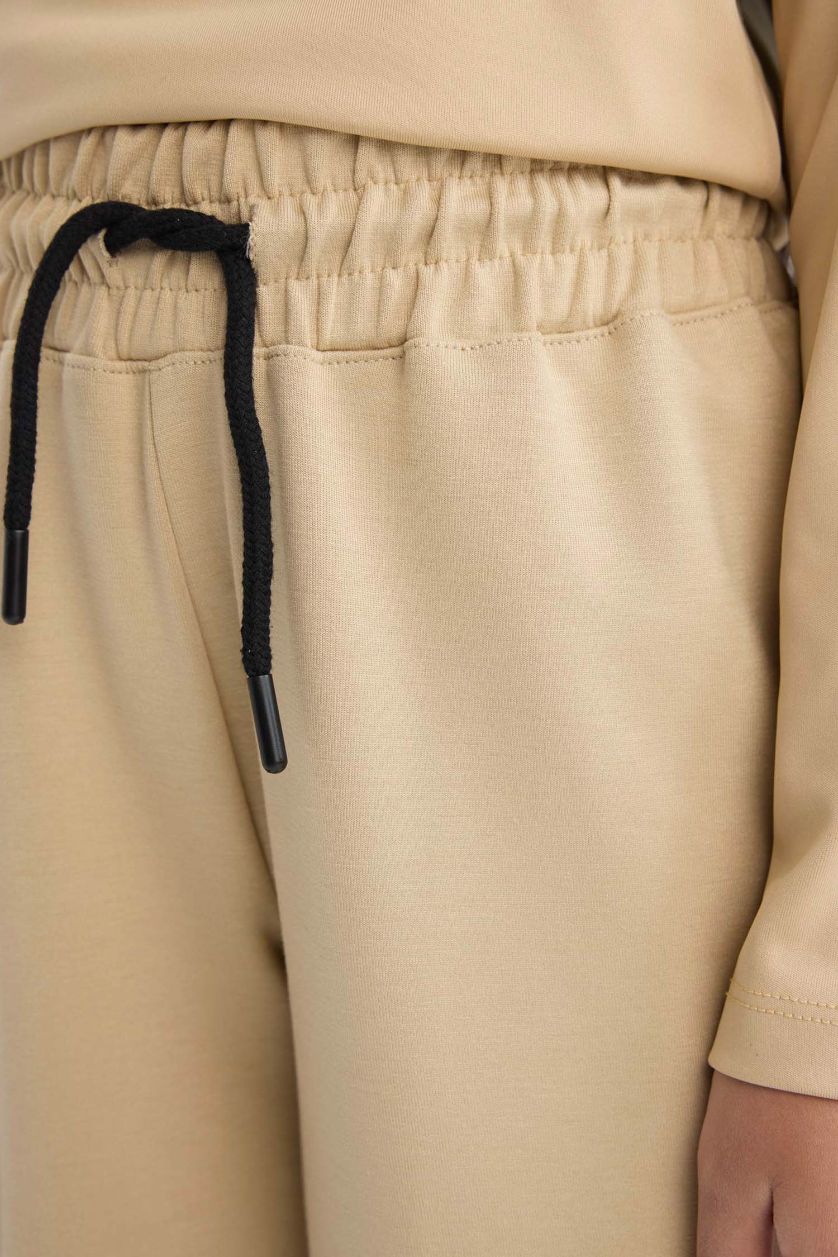 Kız Çocuk - Genç Kız Kum Beli Lastikli Cepli Jogger Eşofman Altı Kız Çocuk