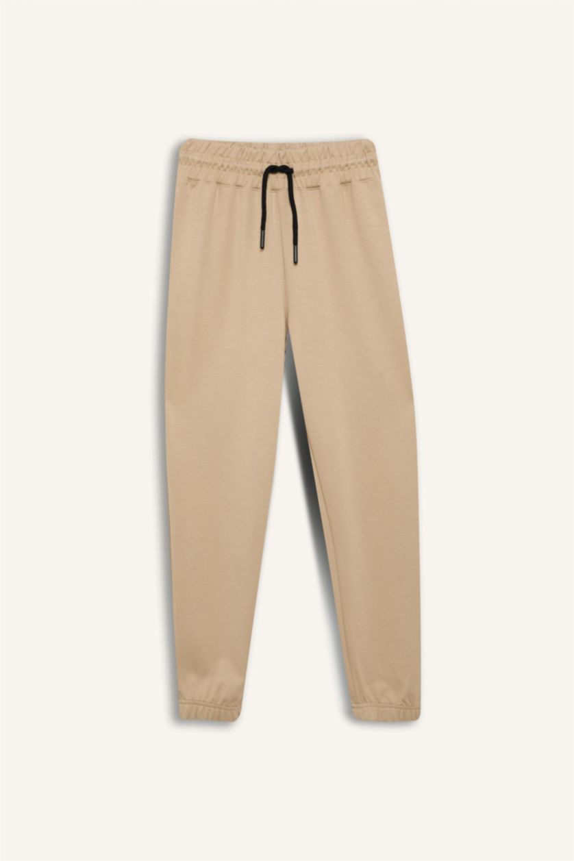 Kız Çocuk - Genç Kız Kum Beli Lastikli Cepli Jogger Eşofman Altı Kız Çocuk