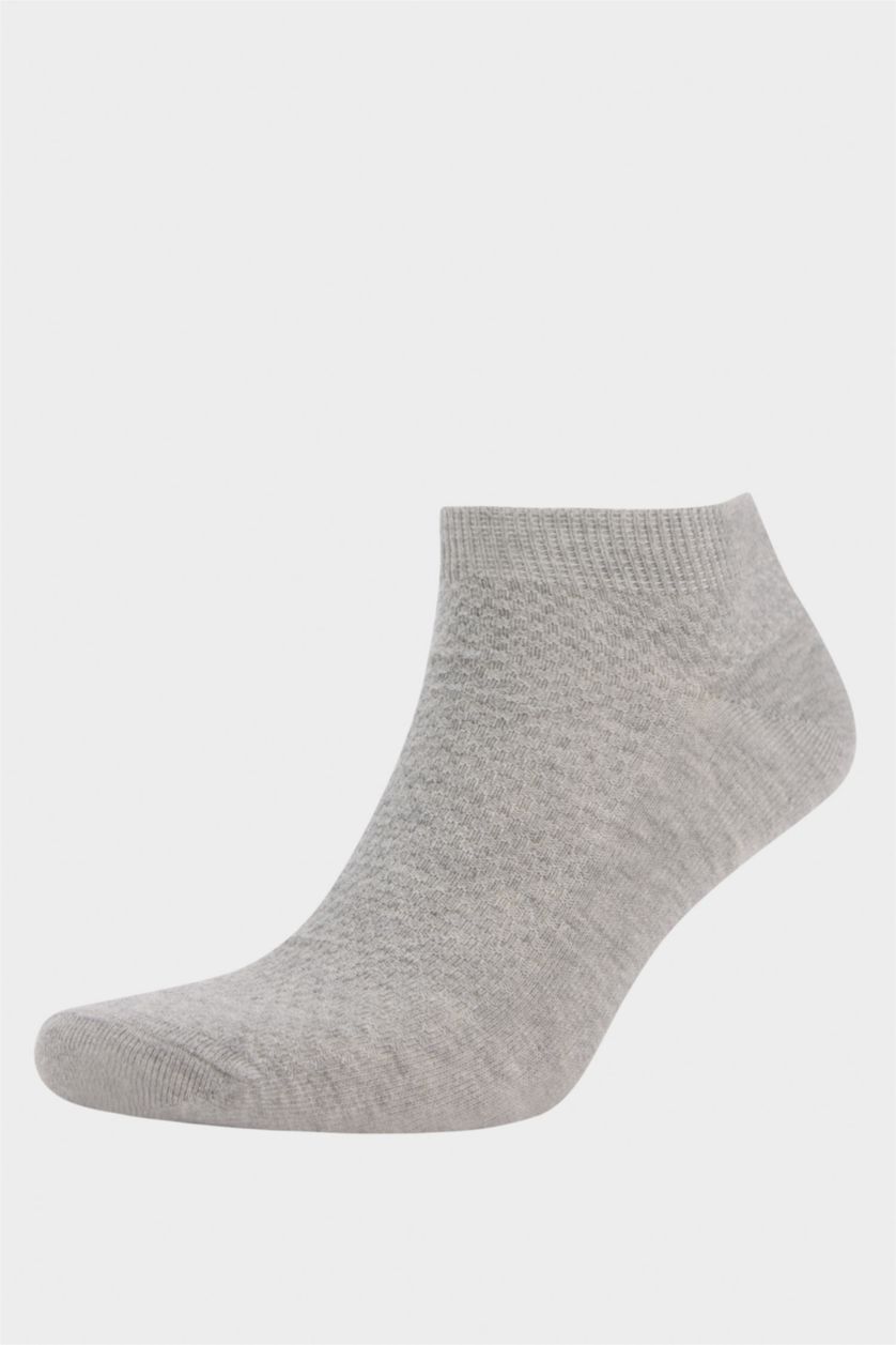 Мужчины Серый Мужские носки-коротышки, комплект из 3-х пар, хлопковые