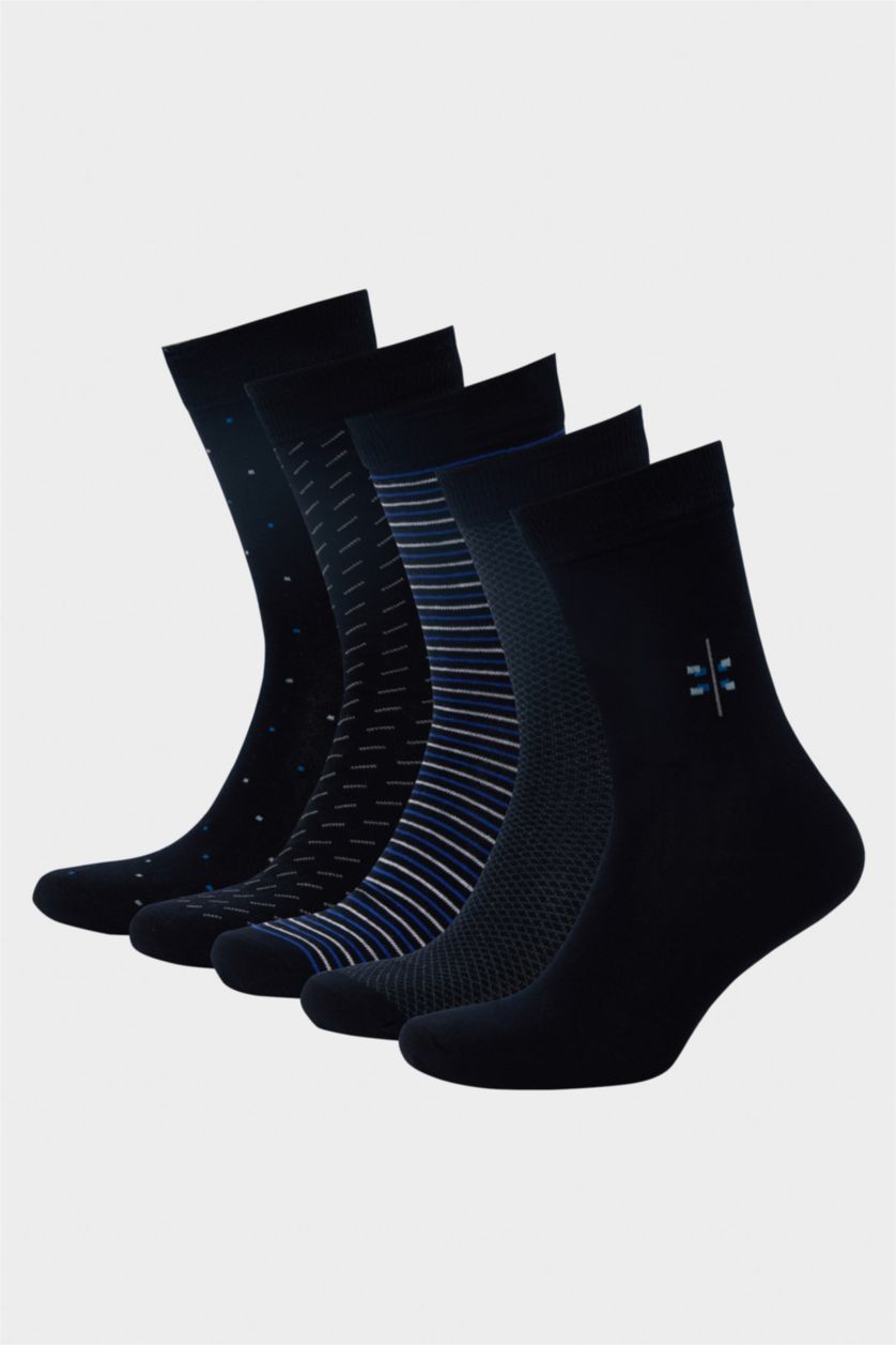 رجال كحلي قطن من 5 قطع