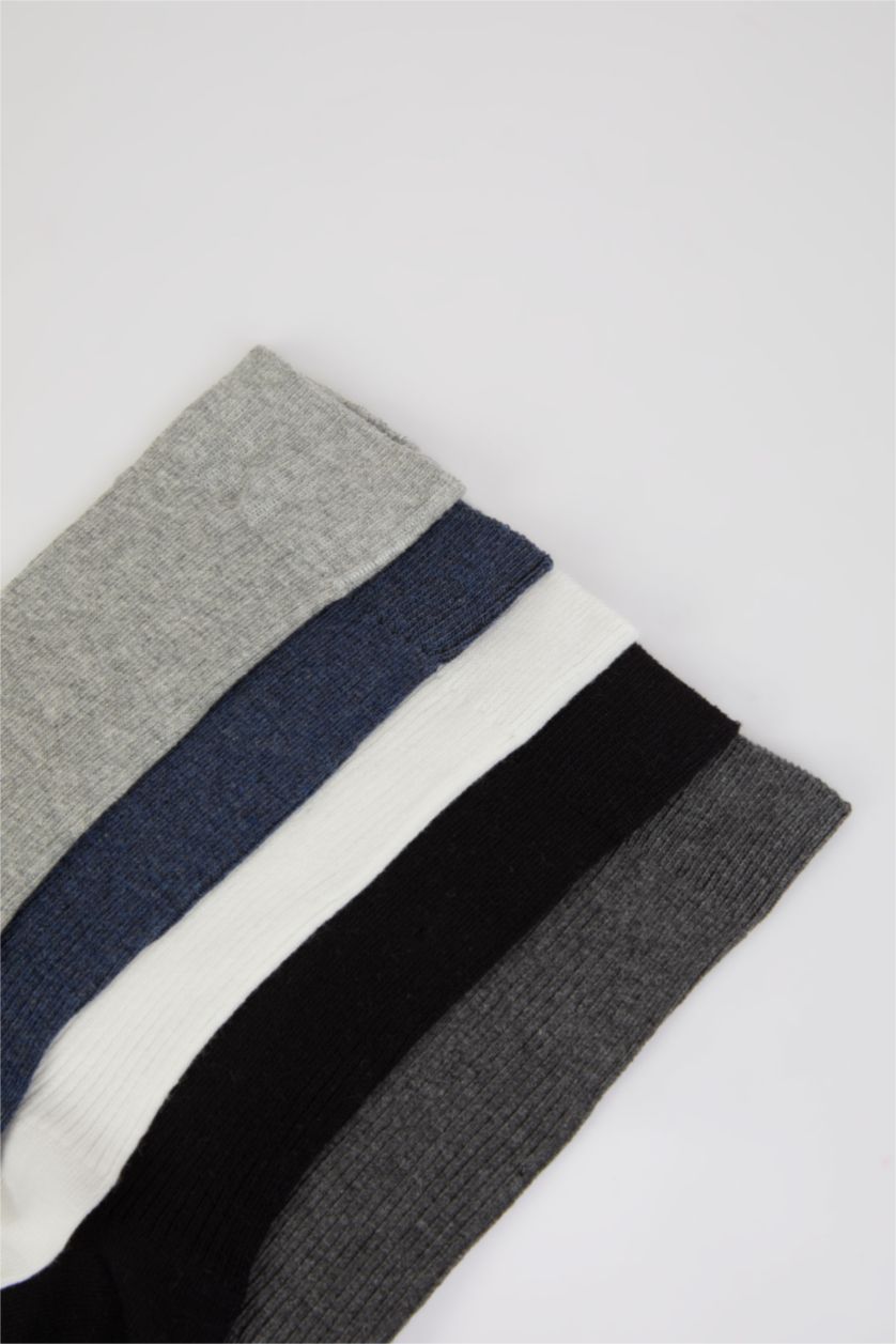 رجال Karma جوارب طويلة من قطن للرجال من 5 قطع