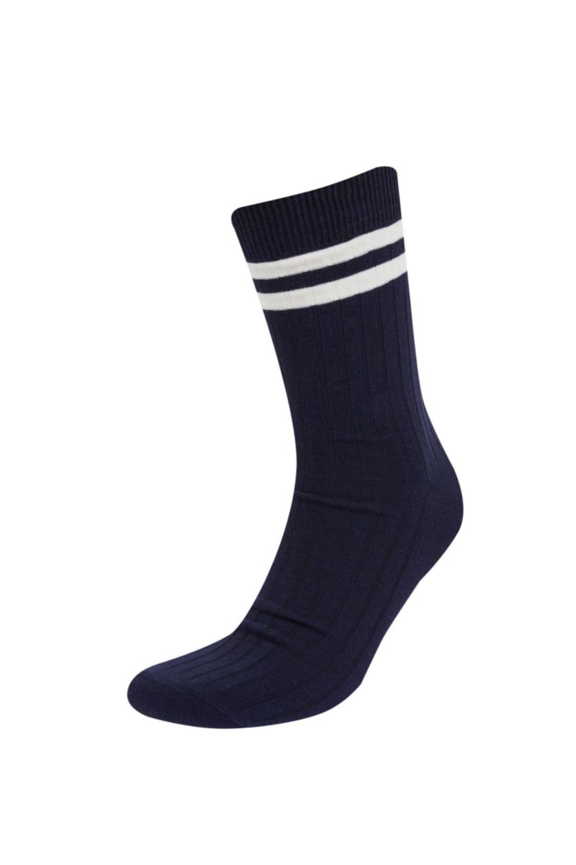 Man Karma Man Comfortable Elastic 5 Piece Long Cotton Socks