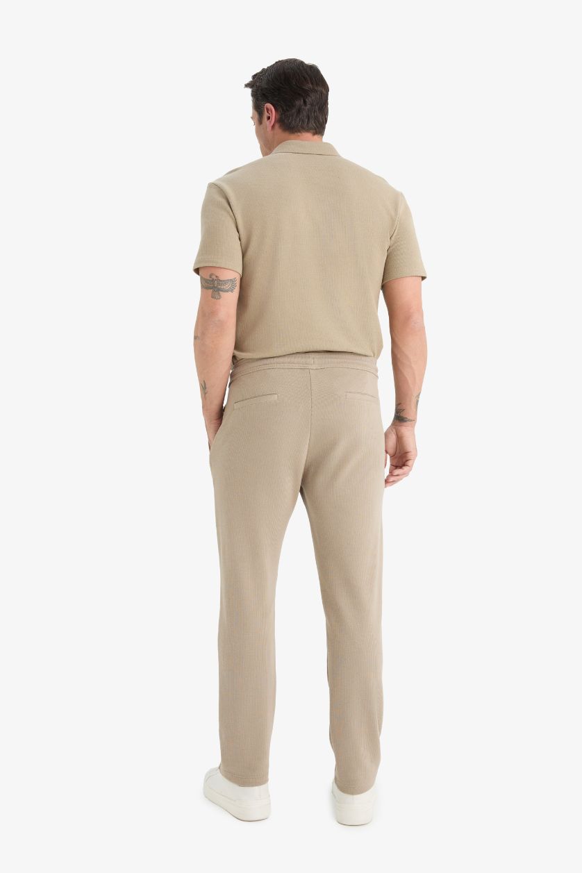 رجال بيج بنطلون بجامة رياضي قصة عادية بجيب