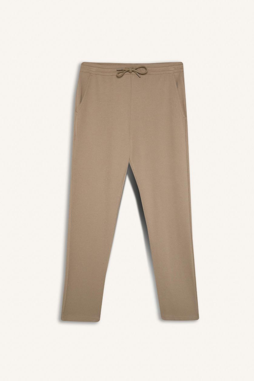 رجال بيج بنطلون بجامة رياضي قصة عادية بجيب