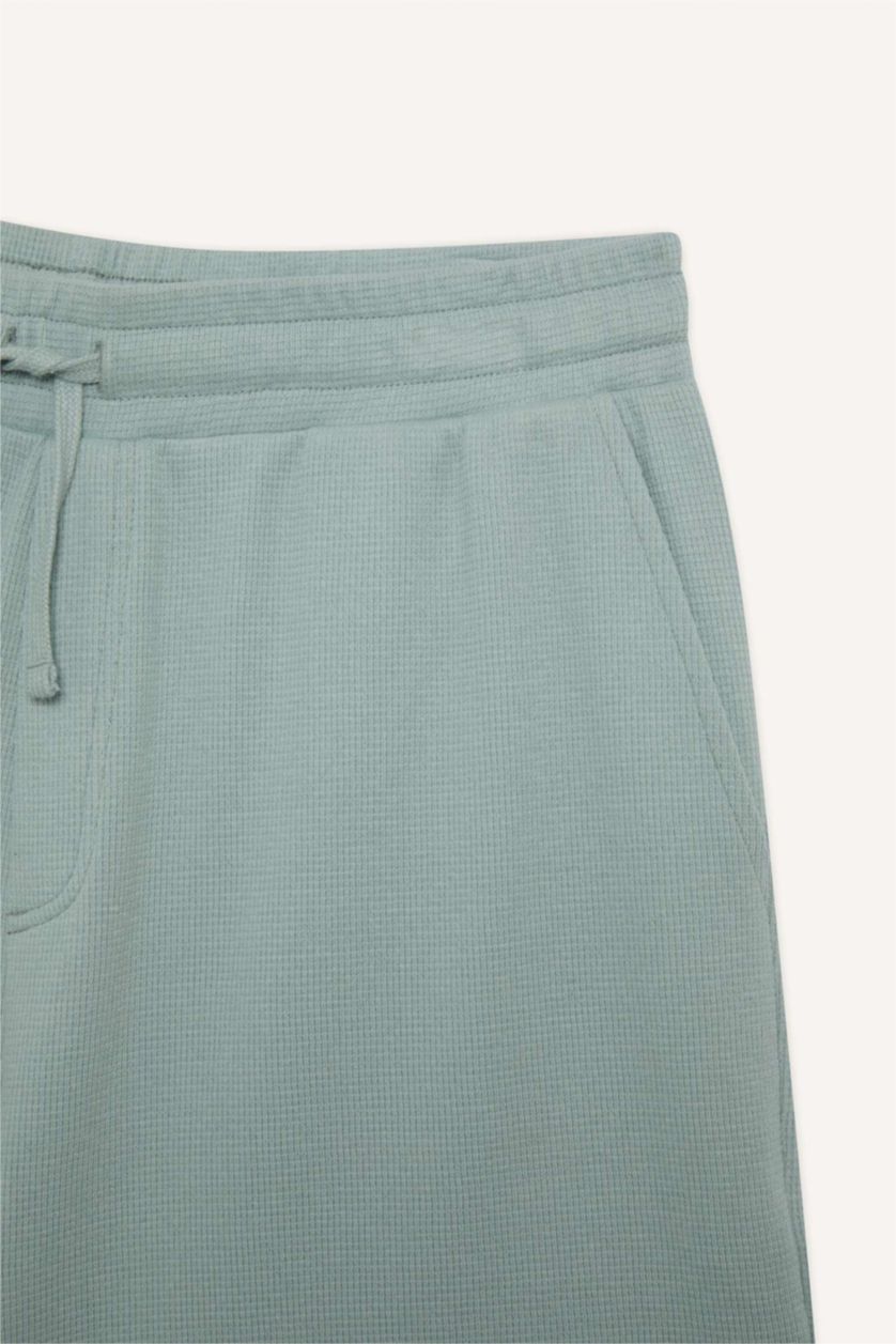 رجال أزرق فاتح شورت كابري قصة عادية