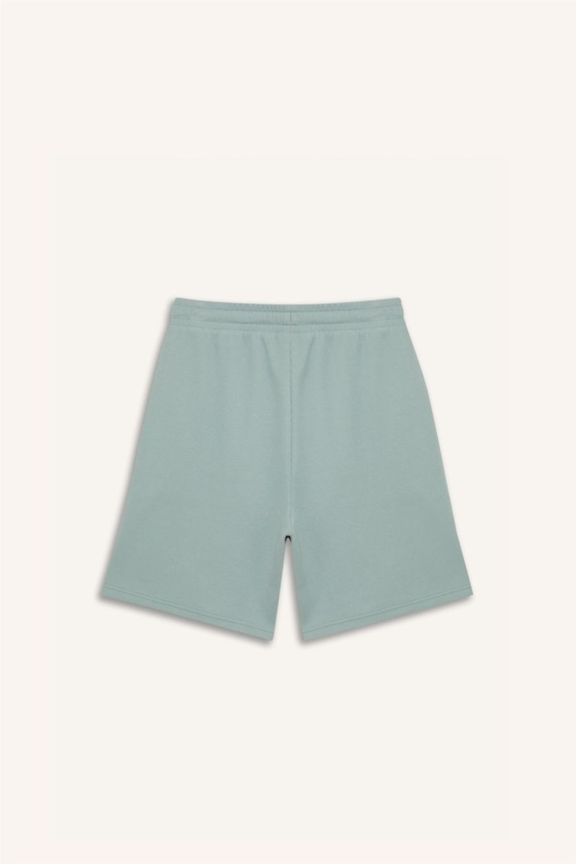 رجال أزرق فاتح شورت كابري قصة عادية