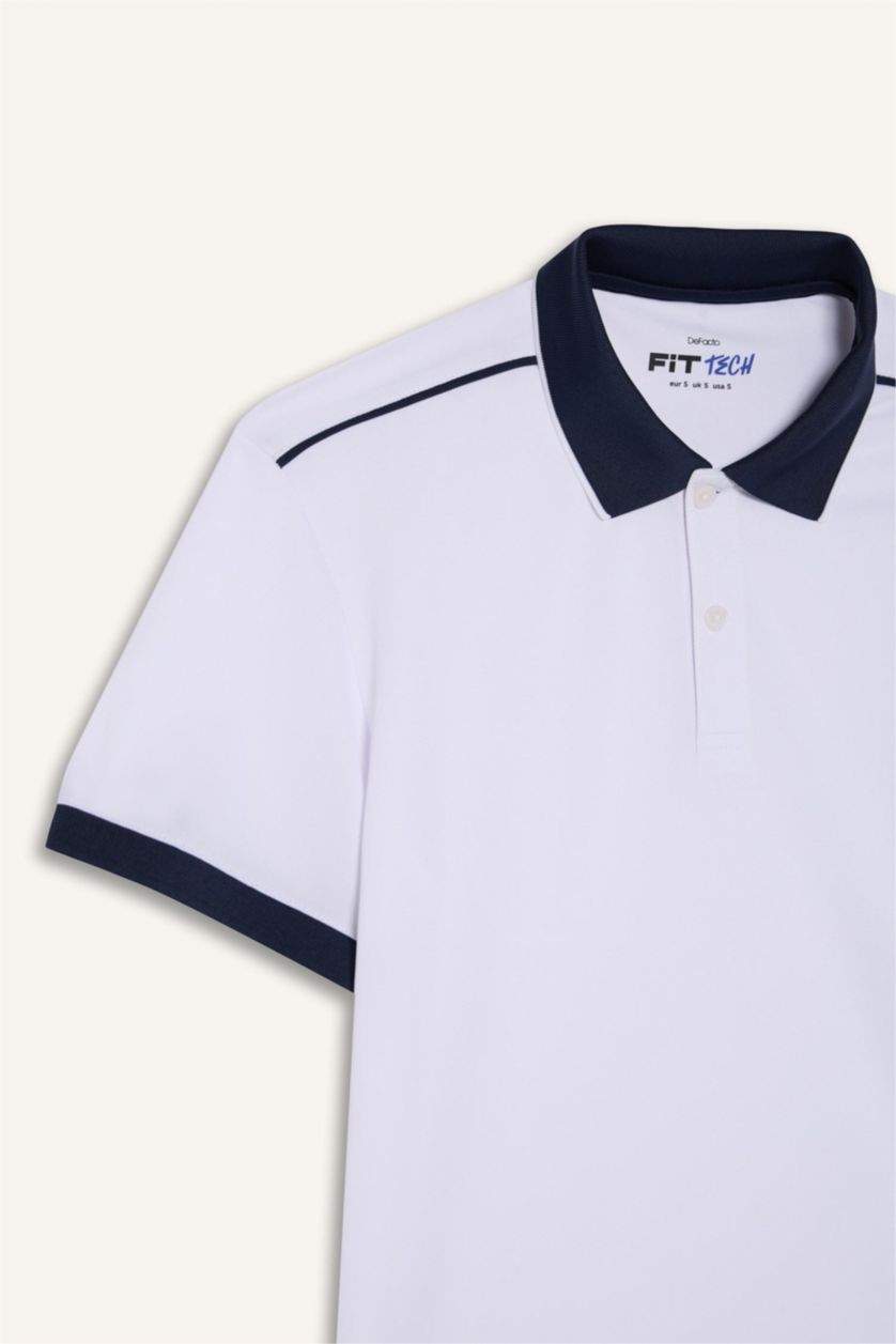 Ерлер ақ поло жаға пике Поло 