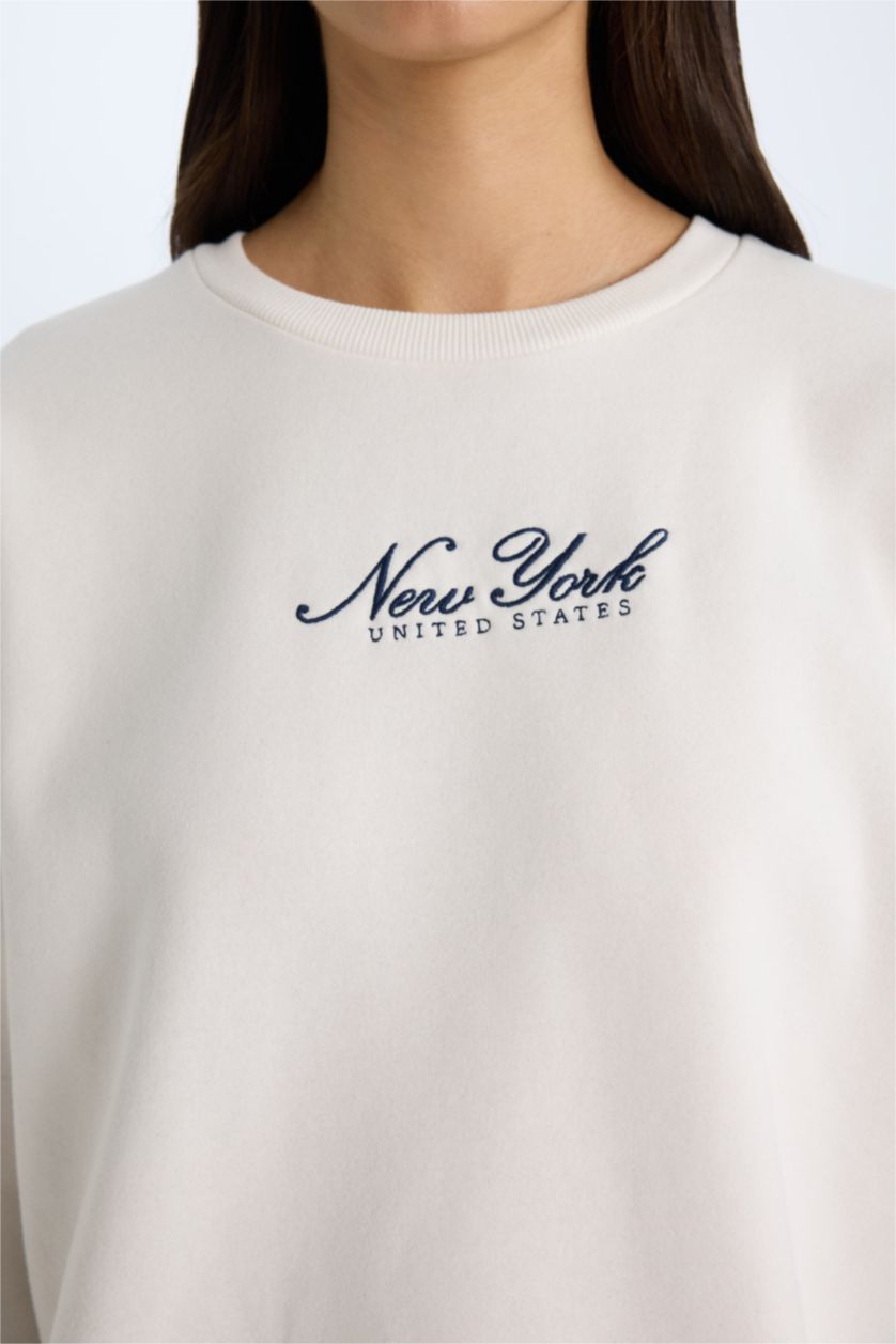 Әйелдерге экру релакс пішімі қала с мойын Свитер