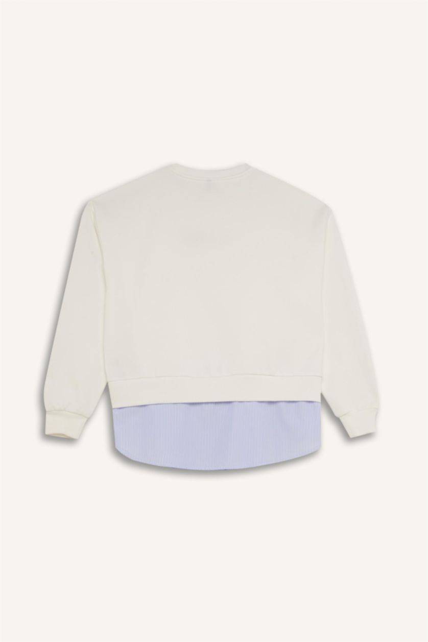 Әйелдерге экру релакс пішімі қала с мойын Свитер