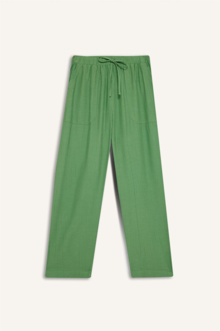 Woman Green Harem Printed Trousers